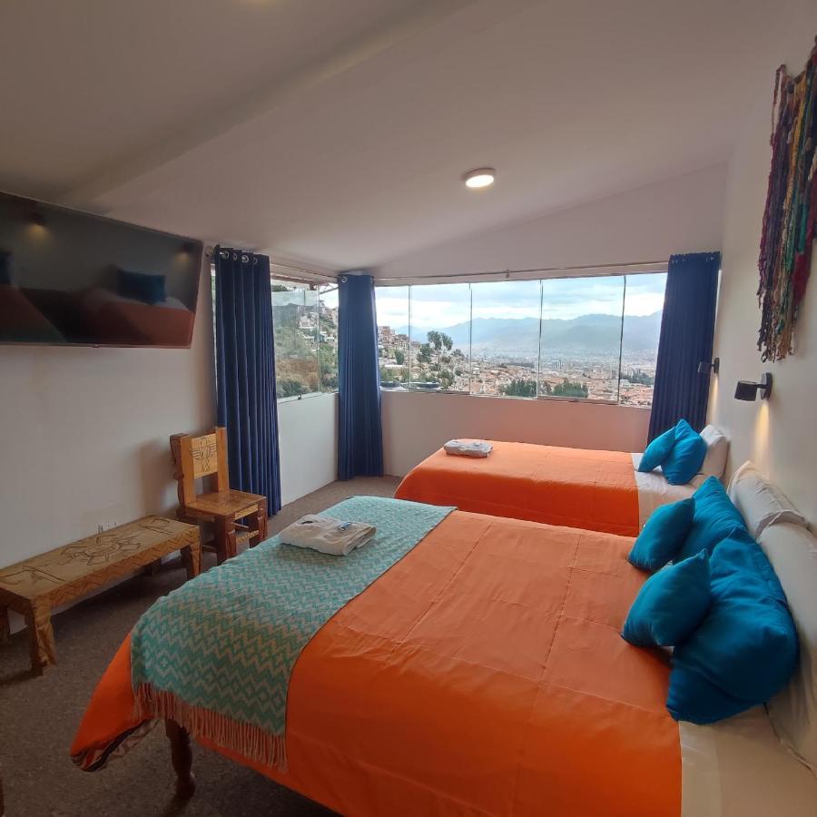 Bed and Breakfast Casa Sapantiana Con Vista Al Bosque, Cerca A Sacsayhuaman Cusco Exterior foto